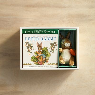 Peter Rabbit Book Set + Plush Toy