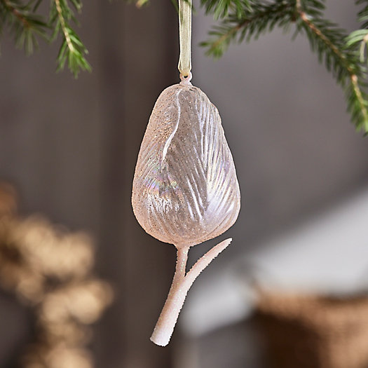 View larger image of  Iris Flower Glass Ornament