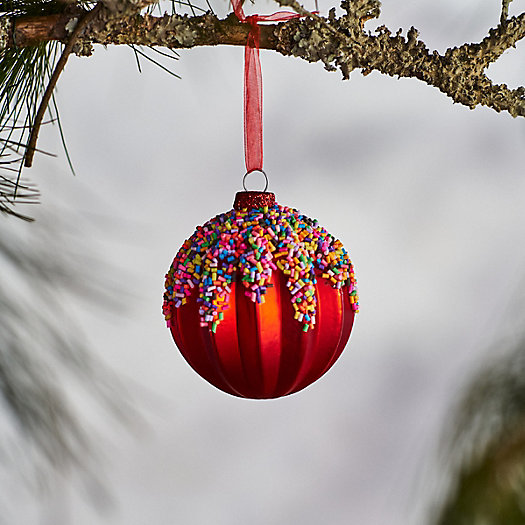 View larger image of Sprinkled Glass Globe Ornament