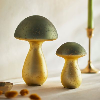 Mushroom Glass Decor