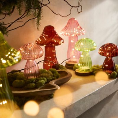 Tiny Mushroom Pendants – The Glass Acorn