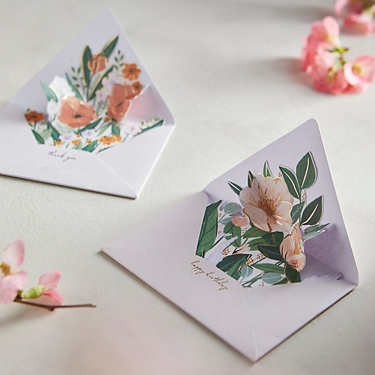 View larger image of Floral Bouquet Pop Up Cards, Set of 8