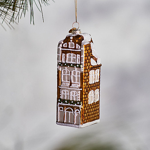 View larger image of Dutch Townhouse Glass Ornament