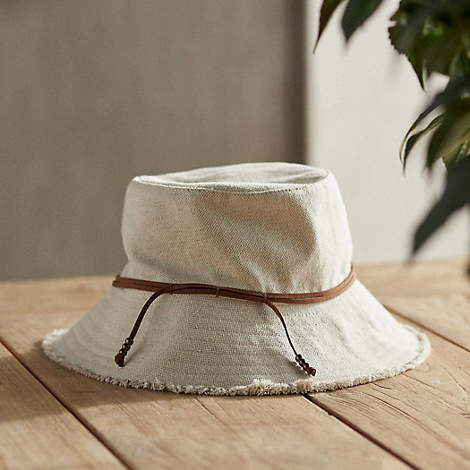 View larger image of Fringed Cotton Bucket Hat