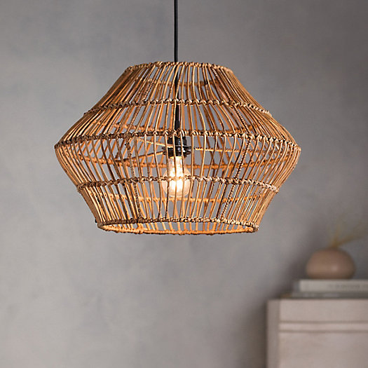 View larger image of Open Weave Rattan Pendant