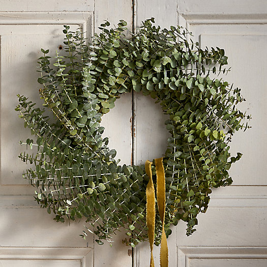 View larger image of Fresh Baby Blue Eucalyptus Wreath