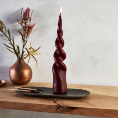 Twisty Cone Pillar Candle