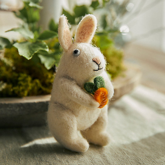 View larger image of Felt Bunny with Carrot
