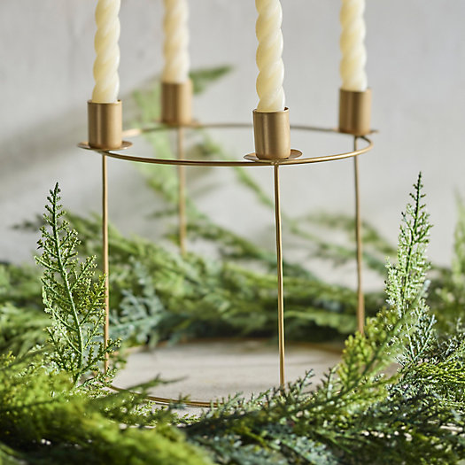 View larger image of Elevated Round Taper Candle Holder