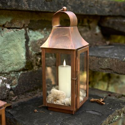 Floral Lace Battery Lantern, Diamond - Terrain