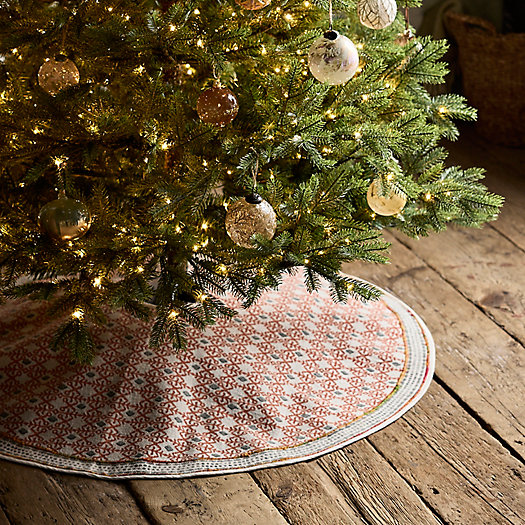 View larger image of Folkloric Geo Cotton Tree Skirt