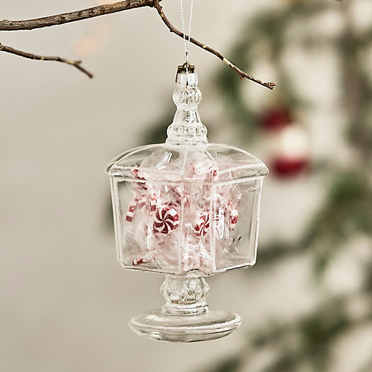 View larger image of Christmas Candy Jar Glass Ornament