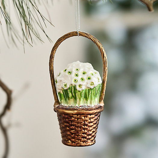 View larger image of Basket of Paperwhites Glass Ornament