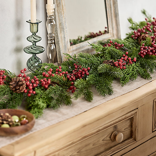 View larger image of Faux Pine Berry Garland