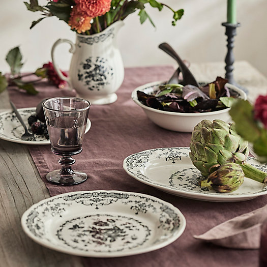 View larger image of Midnight Florals Ceramic Serving Platter