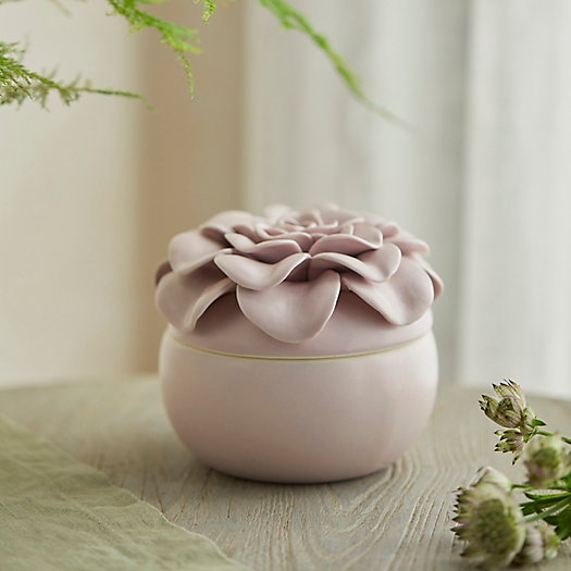 View larger image of Illume Ceramic Flower Top Candle