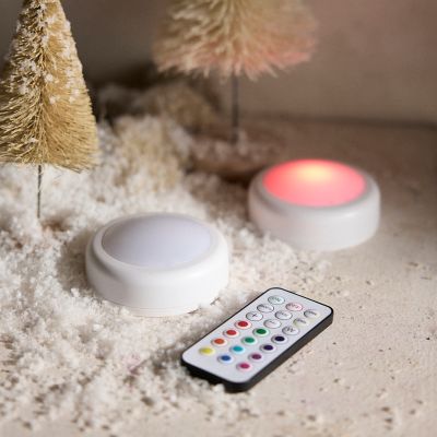 Remote Control Color Changing Puck Light