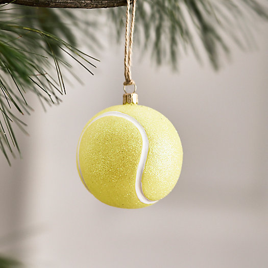 View larger image of Tennis Ball Glass Ornament