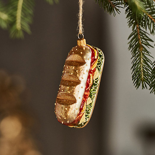 View larger image of Hoagie Glass Ornament