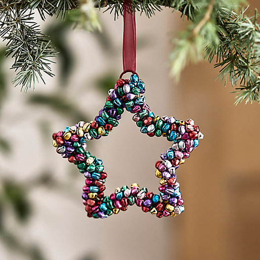 View larger image of Confetti Jingle Bell Star Ornament