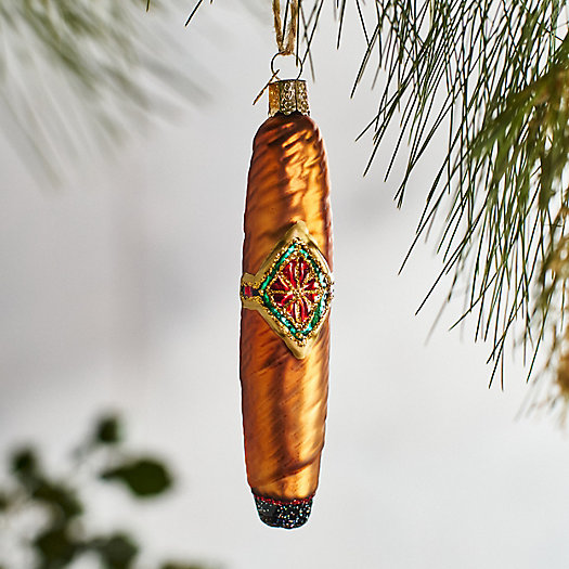 View larger image of Cigar Glass Ornament