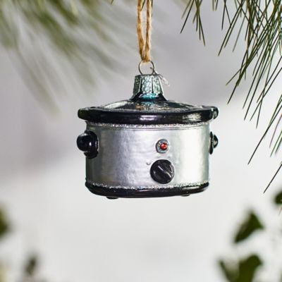 Slow Cooker Glass Ornament 