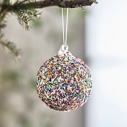View larger image of Sprinkle Glass Globe Ornament