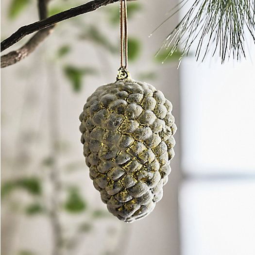 View larger image of Icy Green Pine Cone Glass Ornament