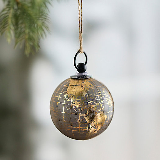 View larger image of Gilt Globe Ornament