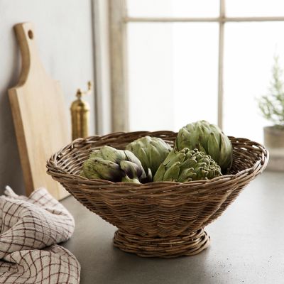 Woven Rattan Salad Bowl – BROOK FARM GENERAL STORE