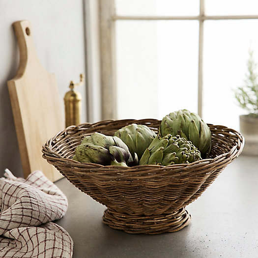 View larger image of Woven Rattan Fruit Bowl