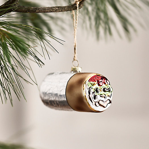 View larger image of Burrito Glass Ornament