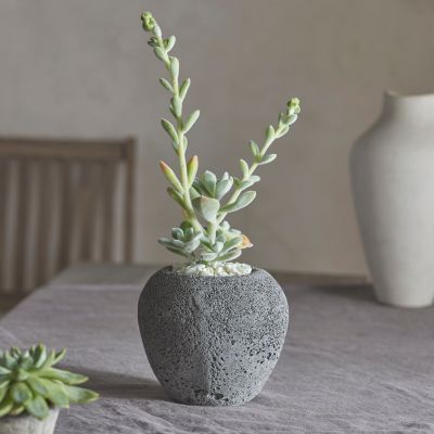 Tall Geo Terracotta Planter - Terrain