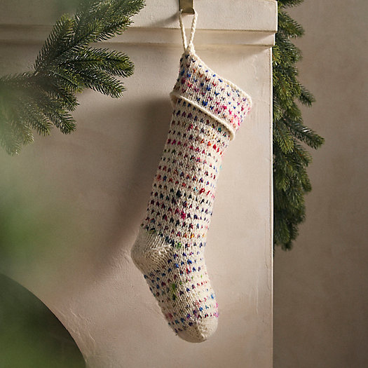 View larger image of Rainbow Sprinkle Wool Stocking