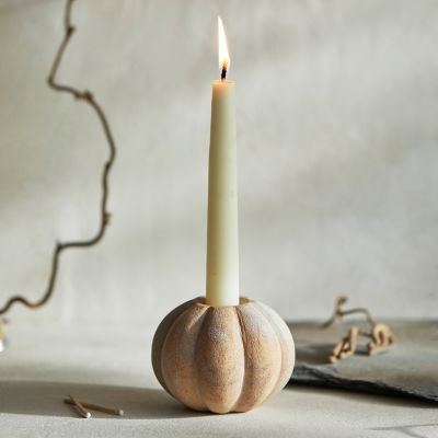 Textured Glass Candle, Grapefruit & Pine - Terrain