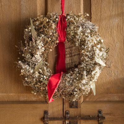 Dried Clematis Wreath