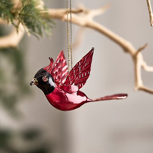 View larger image of Cardinal Glass Ornament