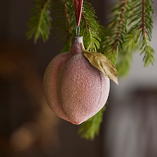 View larger image of Peach Glass Ornament