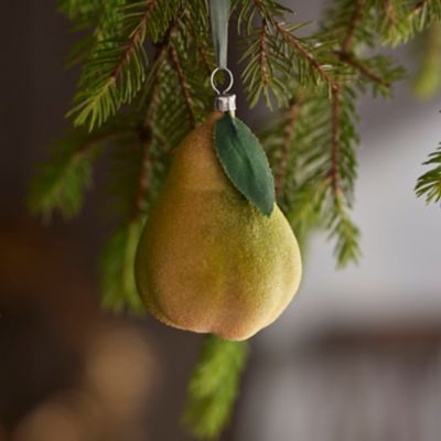 Pear Glass Ornament
