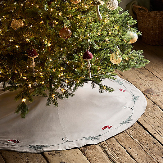 View larger image of Mushroom Embroidered Tree Skirt