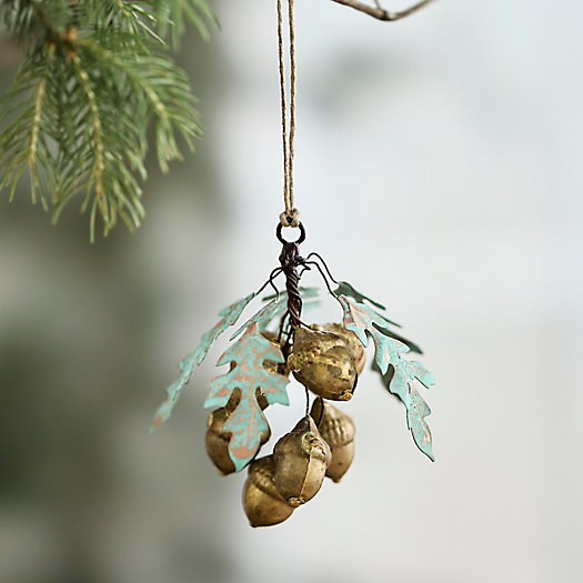 View larger image of Oak + Acorn Iron Ornament