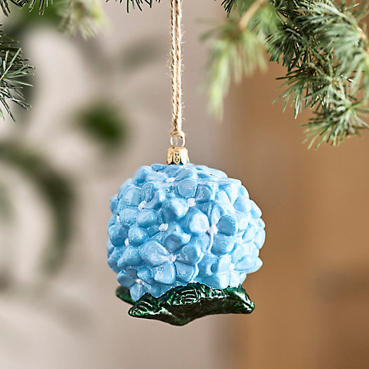 View larger image of Hydrangea Bloom Glass Ornament