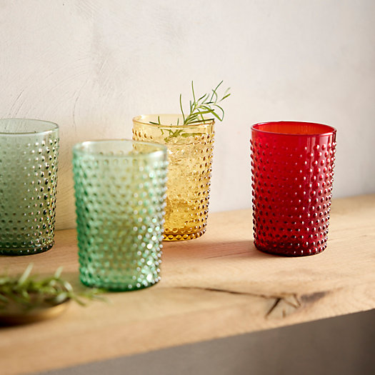 View larger image of Colorful Hobnail Glass