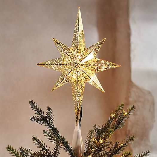 View larger image of Pre-Lit Celestial Star Tree Topper