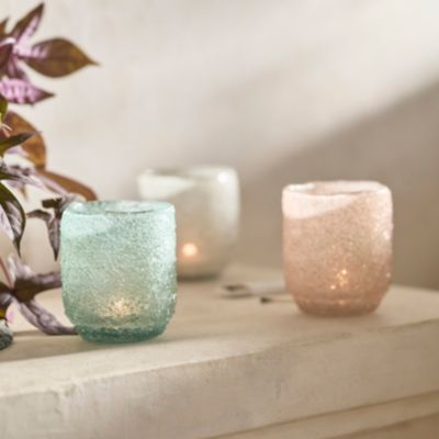 Magnetic Iron Taper Candle Cups with Tray, Set of 5 - Terrain