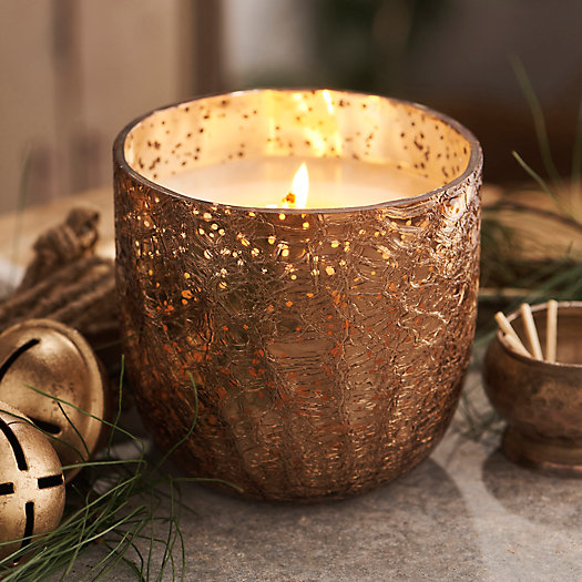 View larger image of Illume Fall Crackle Glass Candle