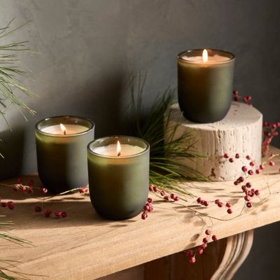 Magnetic Iron Taper Candle Cups with Tray, Set of 5 - Terrain