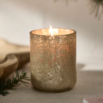 Illume Crackle Glass Holiday Candle
