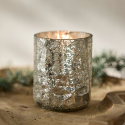 Illume Crackle Glass Holiday Candle