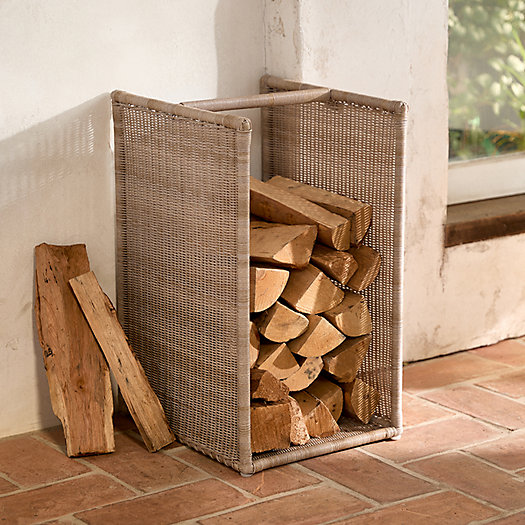 View larger image of Wicker Log Holder, Rectangle